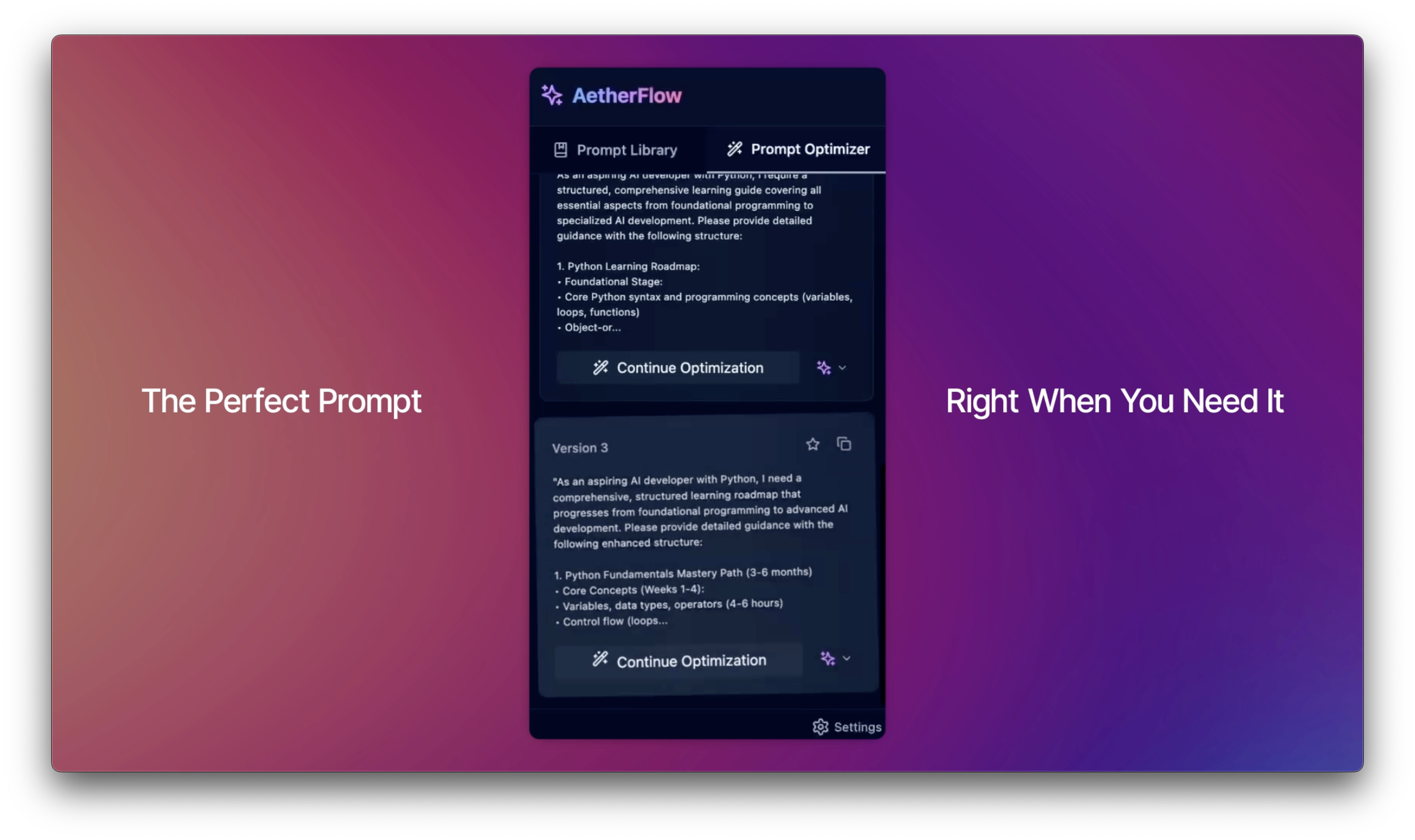 AetherFlow Chrome Extension